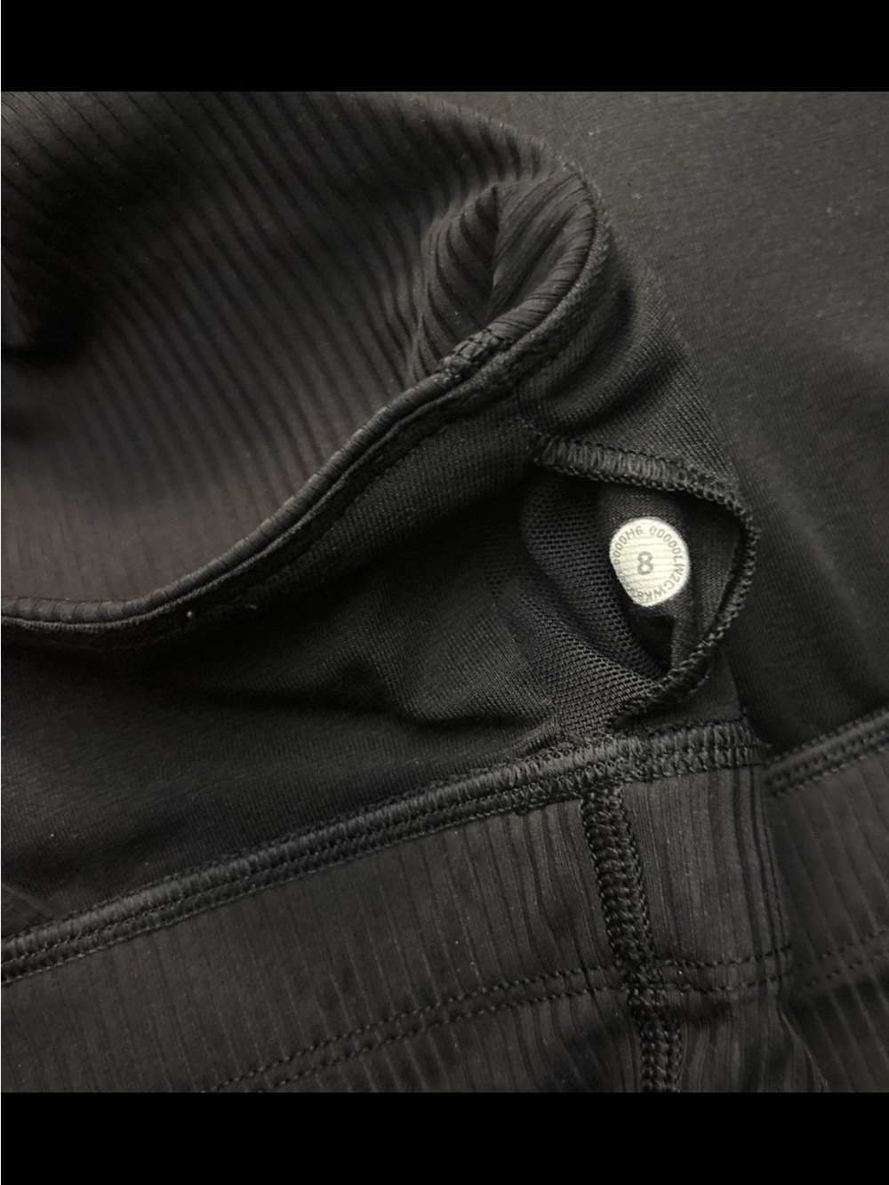 Lululemon Energy Bra High Neck Long Line Rib *Medium Support, B–D Cup (Size 8) - Picture 8 of 8